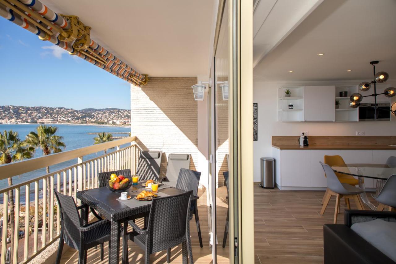 Vue Mer Panoramique, Clim, Balcon Et Plages Antibes Eksteriør bilde